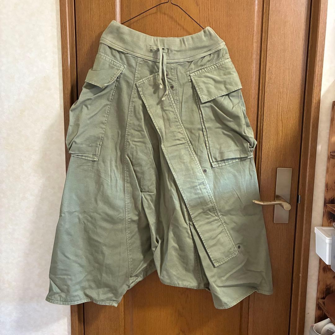 KAPITAL カーキ サルエルパンツ