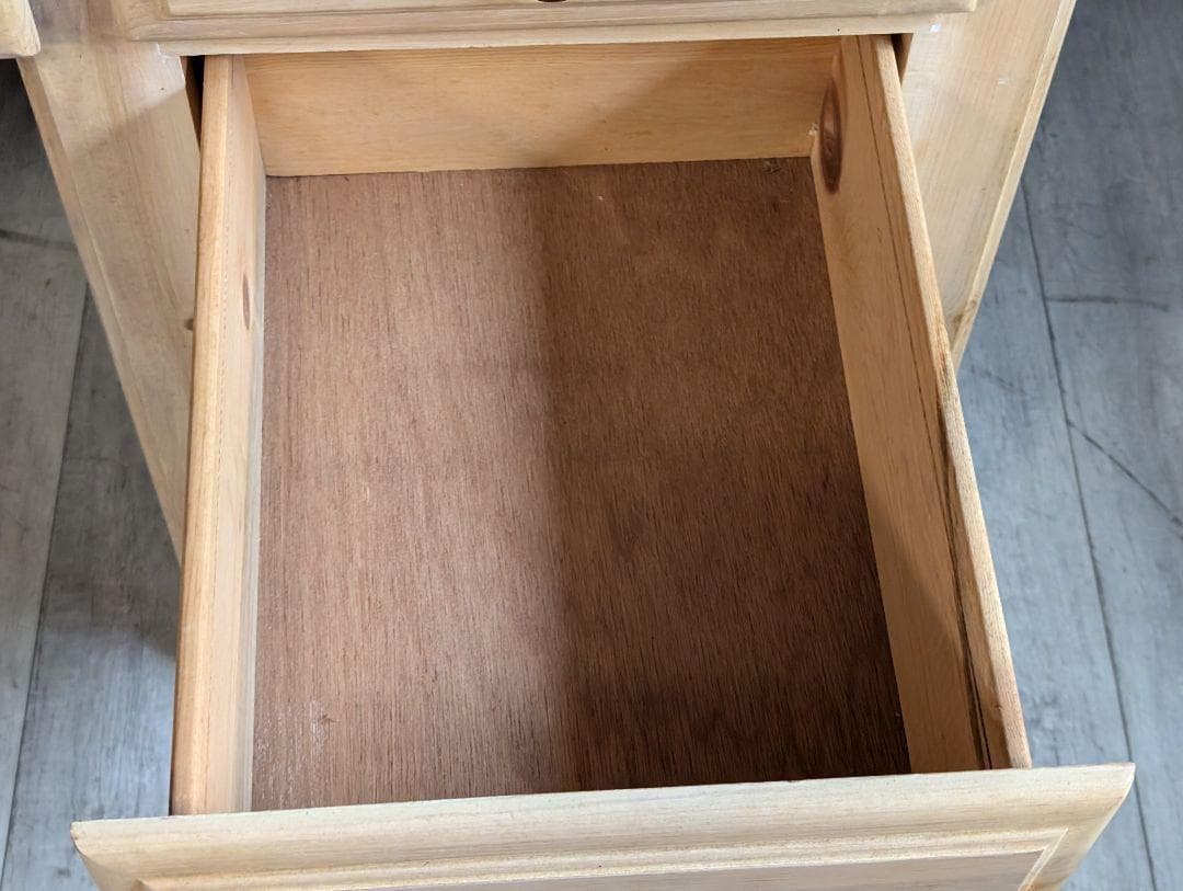 USスタイル　アンティーク　ヴィンテージ　デスク　カントリー調　綺麗な木目　IZ