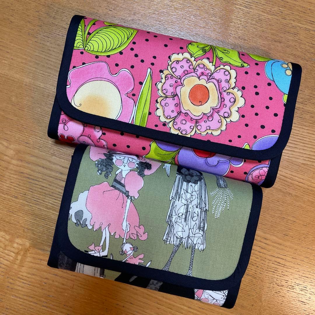 もーも　1点のみ　長財布　やりくり財布　ハンドメイド