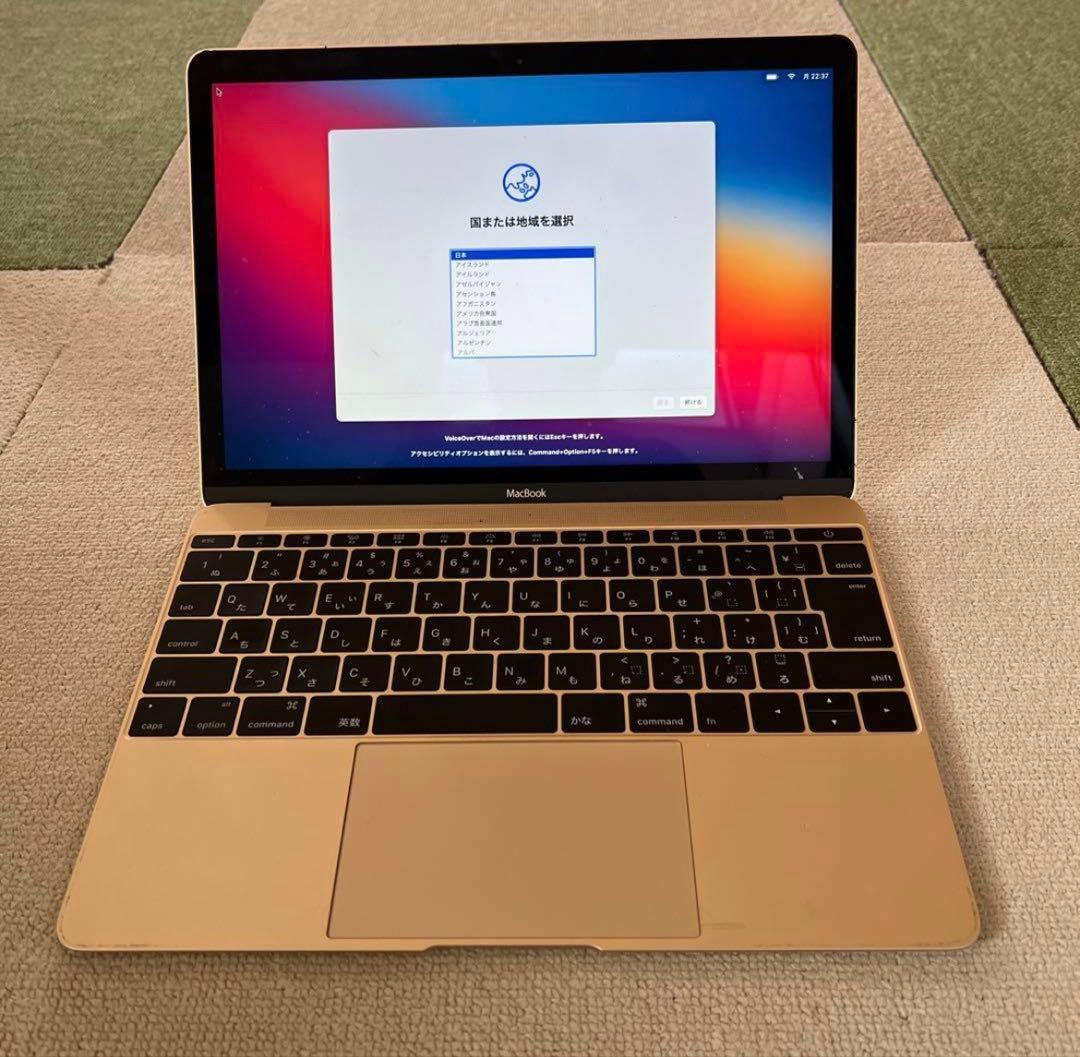 MacBook本体 Apple MacBook 256GB MK4M2J/A early2015