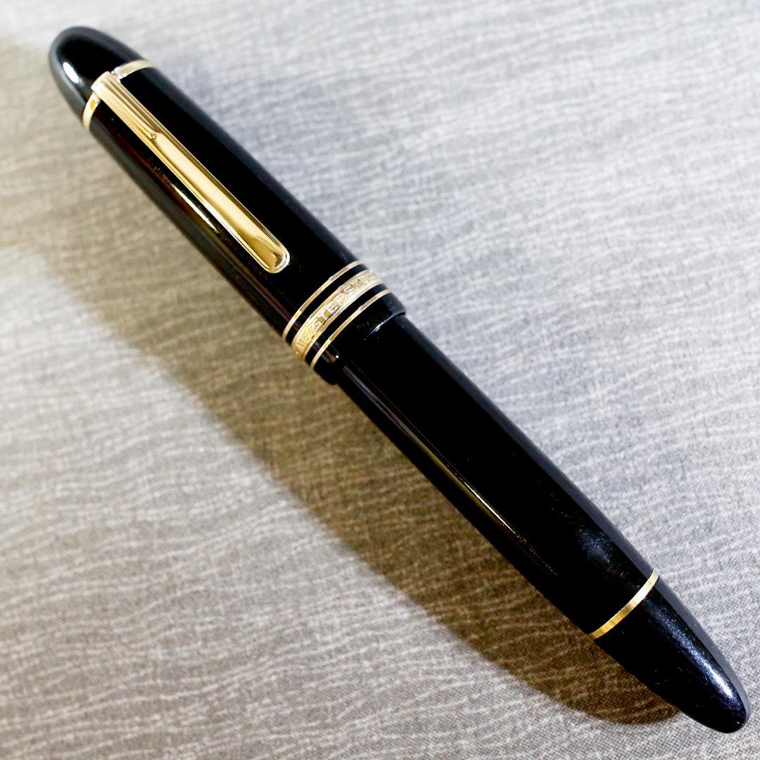 【送料込み】モンブラン 万年筆 １４９ Ｆニブ １４Ｋ中白 エボナイト芯