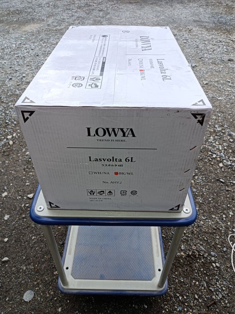 F1963【未開封】 LOWYA 照明器具　ラスボルタ 6灯