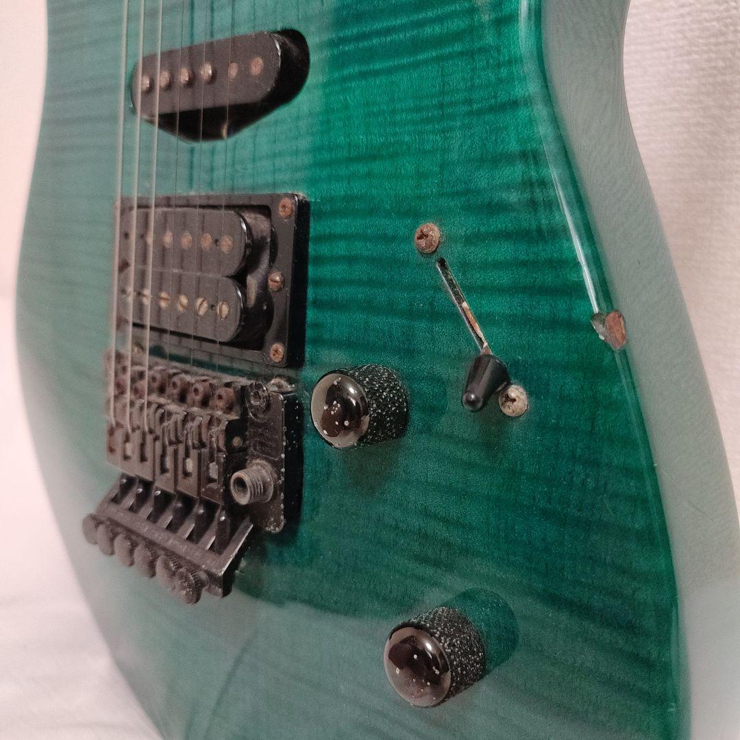 AIRCRAFT グリーンエレキギター　ジャンク