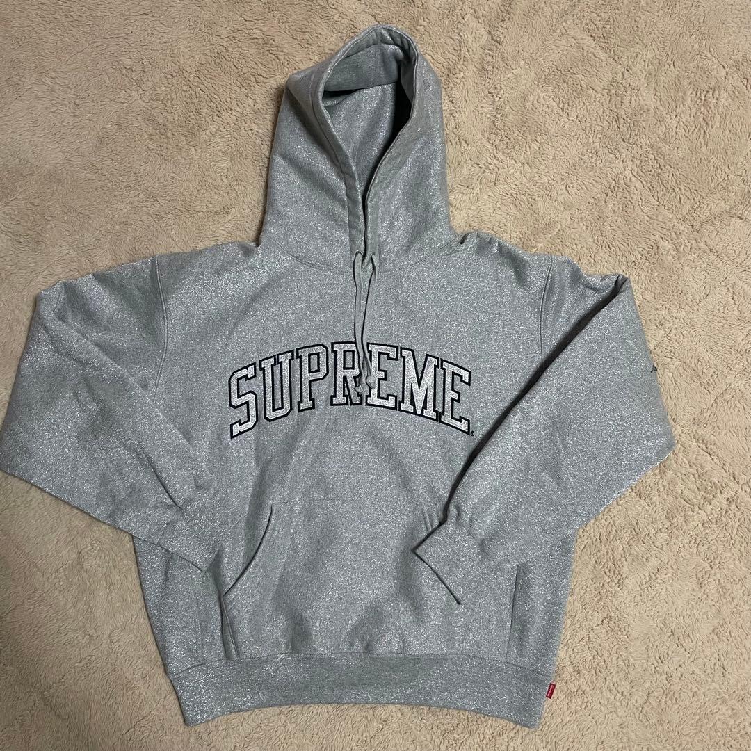 トップス supreme gliter arc hooded sweatshirt