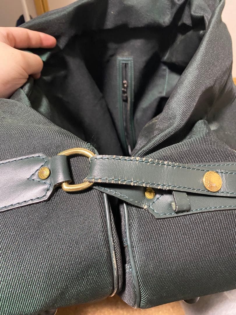 【ジャンク品】ヴィトン ガーメントケース ボストンバッグ タイガ 素材