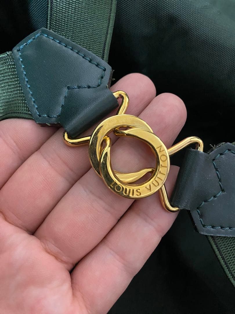 【ジャンク品】ヴィトン ガーメントケース ボストンバッグ タイガ 素材