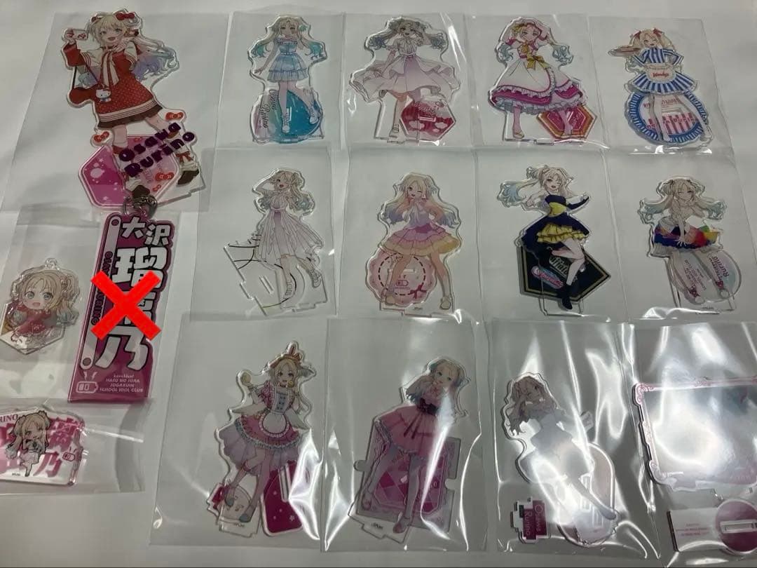 蓮ノ空 大沢瑠璃乃 アクスタ グッズ セット