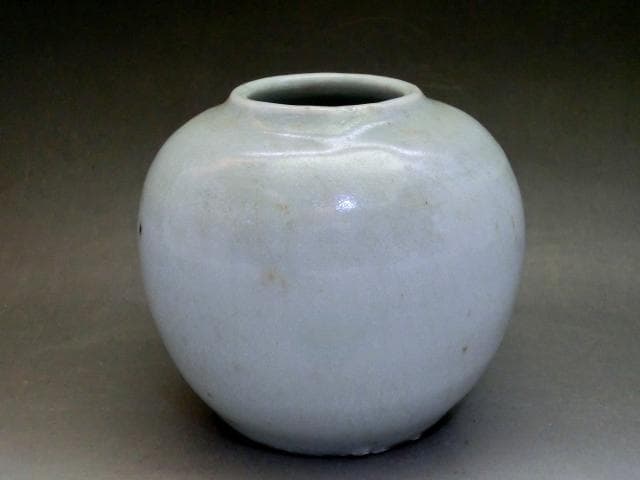 花瓶■李朝 白磁 花器 丸壺 古玩 唐物 中国 古美術 時代物 骨董品■
