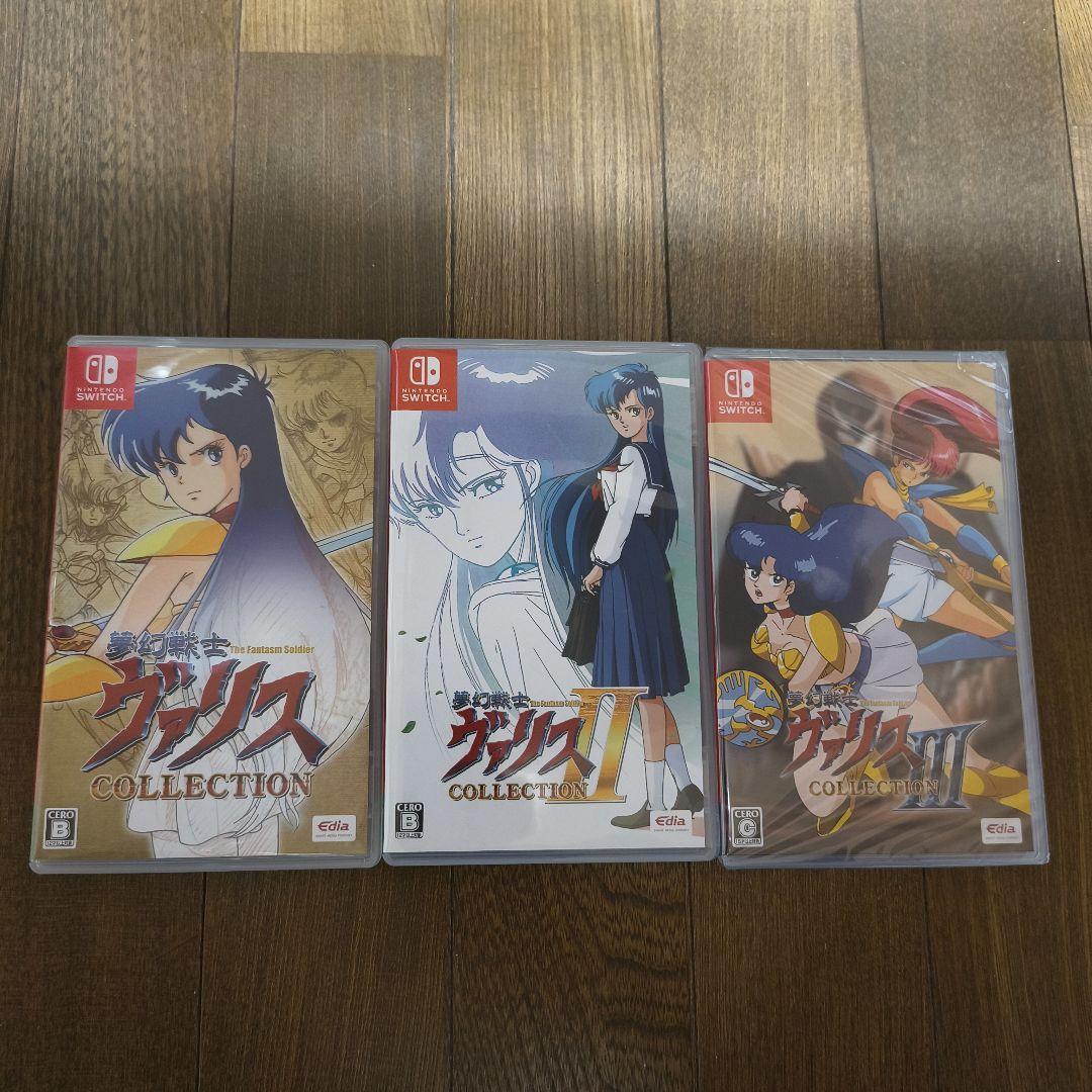 【新品未開封あり】夢幻戦士ヴァリスCOLLECTION　Ⅰ　Ⅱ　Ⅲセット