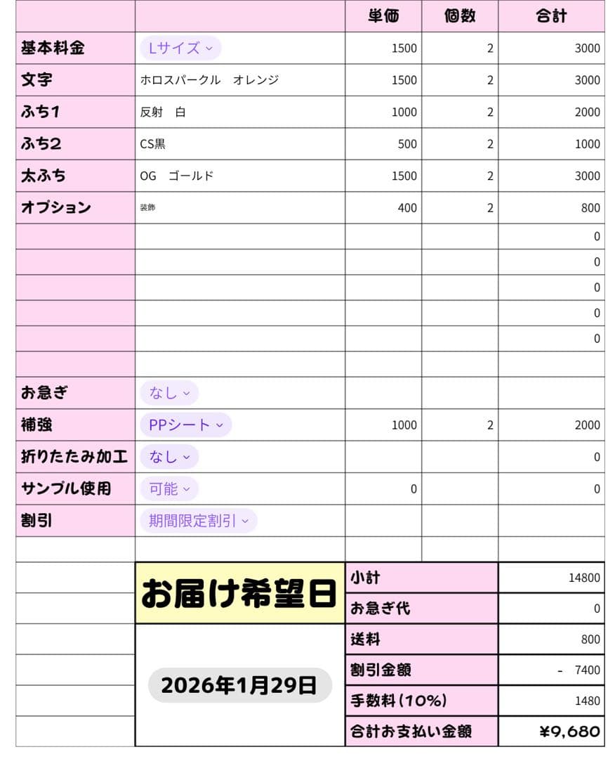 ネームボード うちわ文字 連結文字パネル うちわ屋さん オーダー