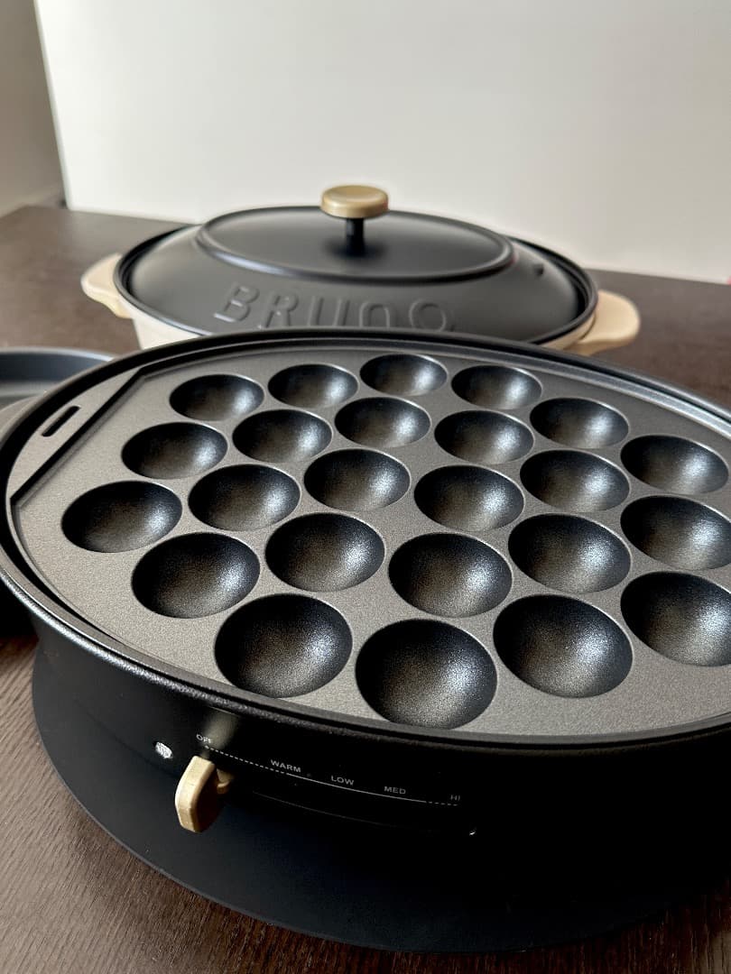 BRUNO オーバルホットプレート 焼肉BBQ グリルプレート付 取扱説明書付