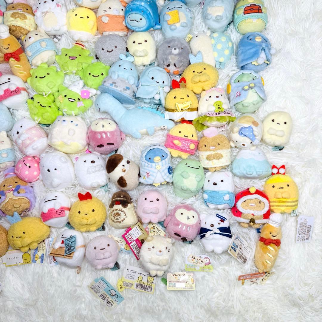 希少 大量 100個以上 すみっコぐらし てのり ぬいぐるみ マスコット まとめ