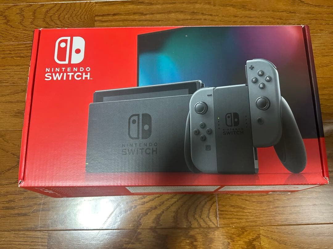 [美品] Nintendo Switch バッテリー強化版　グレー