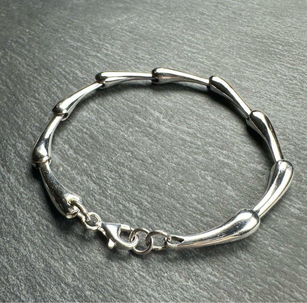 シルバー925 ブレスレットSilver ティアドロップブレスレット