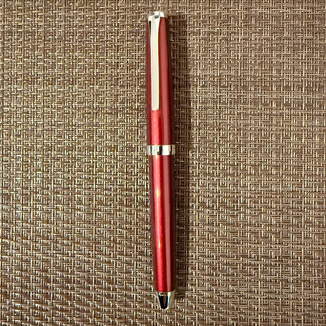 PILOT エラボー 現行　SFニブ 金属軸 レッド