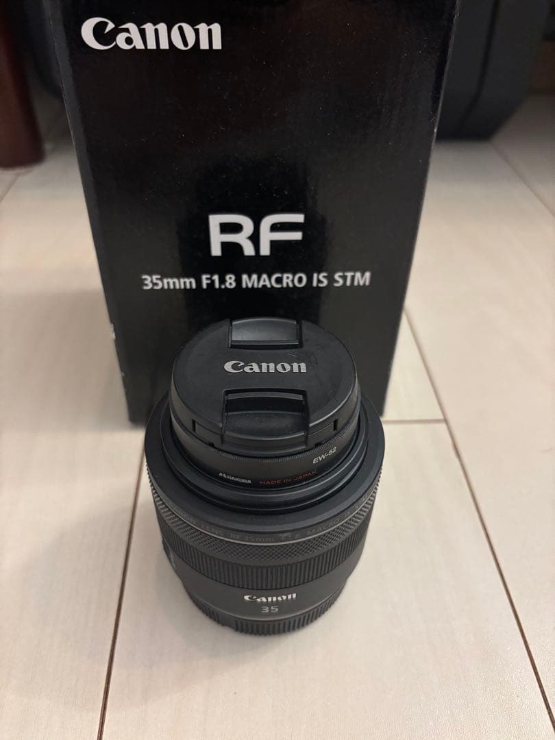 Canon RF35mm F1.8 MACRO IS STM（フィルター付）