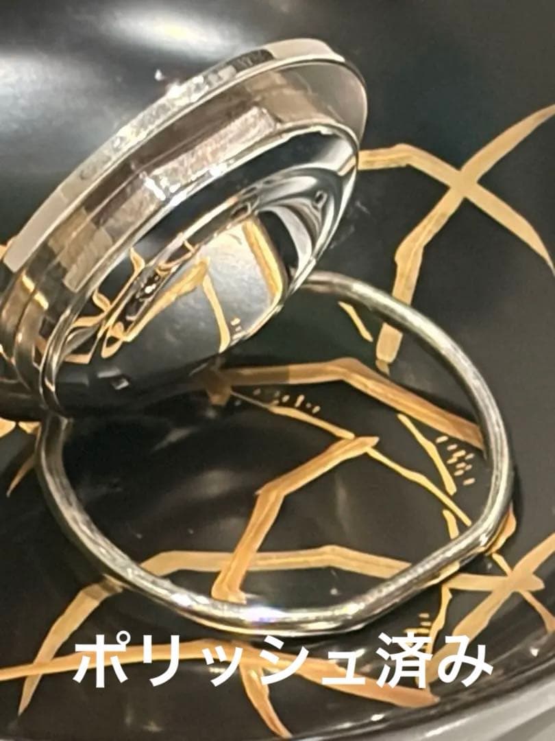 起動中エールフランス公式　旅行時計　AIRFRANCE ポリッシュ済純銀貼り