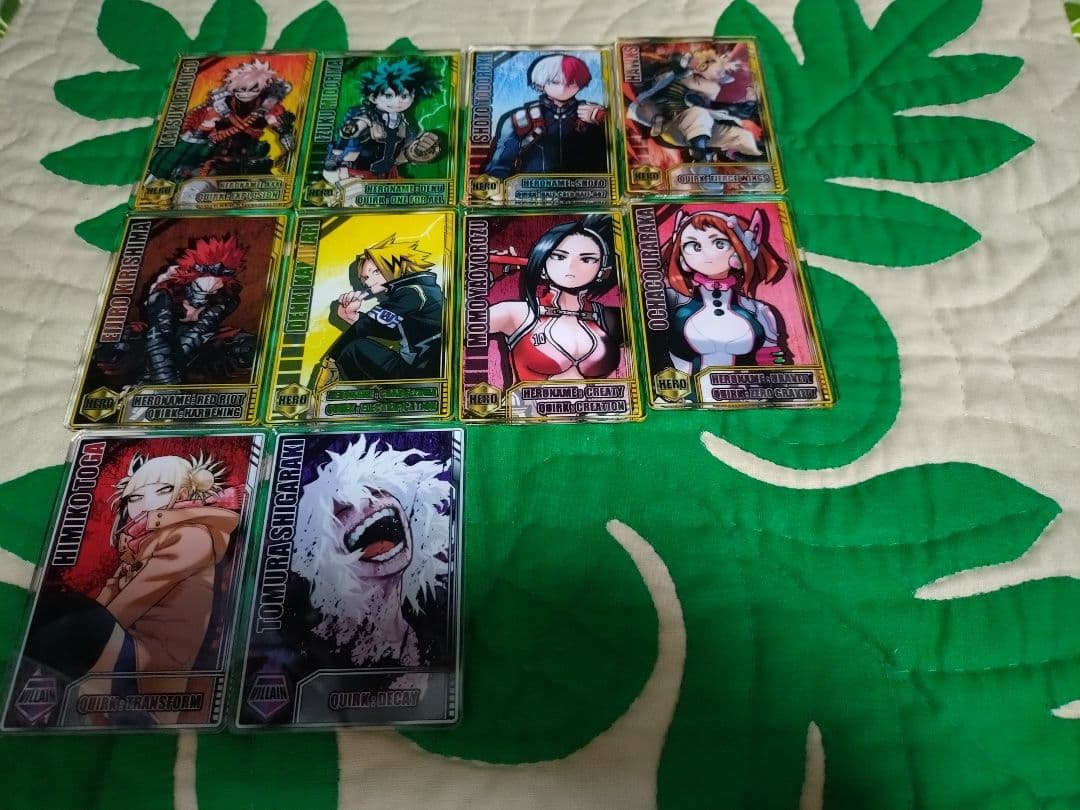 ヒロアカ　ステータスカードコレクション10点