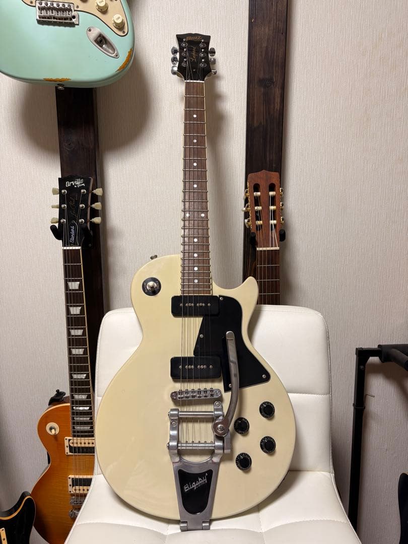 Blitz レスポールタイプ　エレキギター 奥田民生　ビグズビー搭載