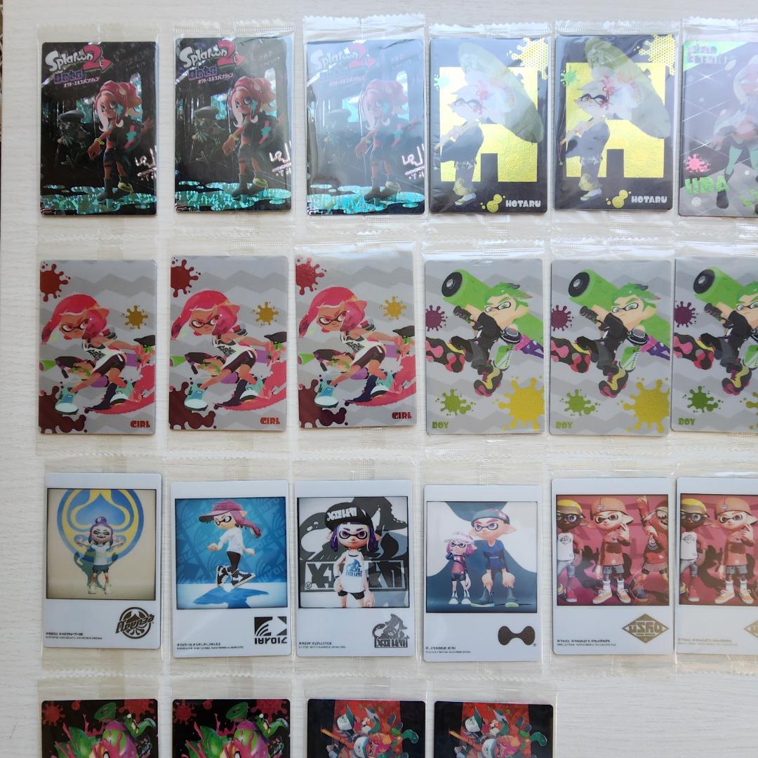スプラトゥーン ウエハース 未開封 カード 34枚セット