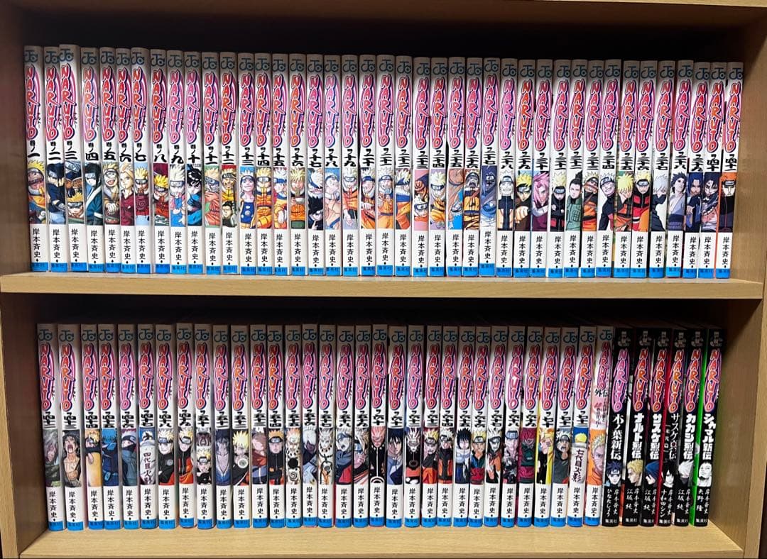 NARUTO全72巻セット＋外伝7巻付き