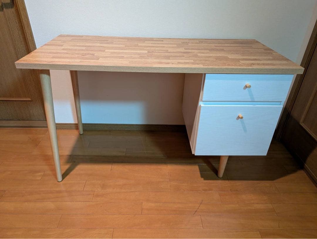 【送料込】パソコンデスク 作業机 テーブル 学習机 家具 木製家具