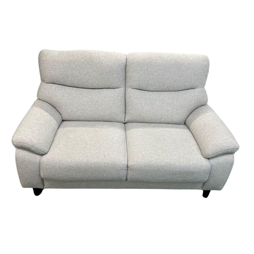 【美品】ニトリ　2人掛け布張りソファ(MK02 KD MO)　送料込み