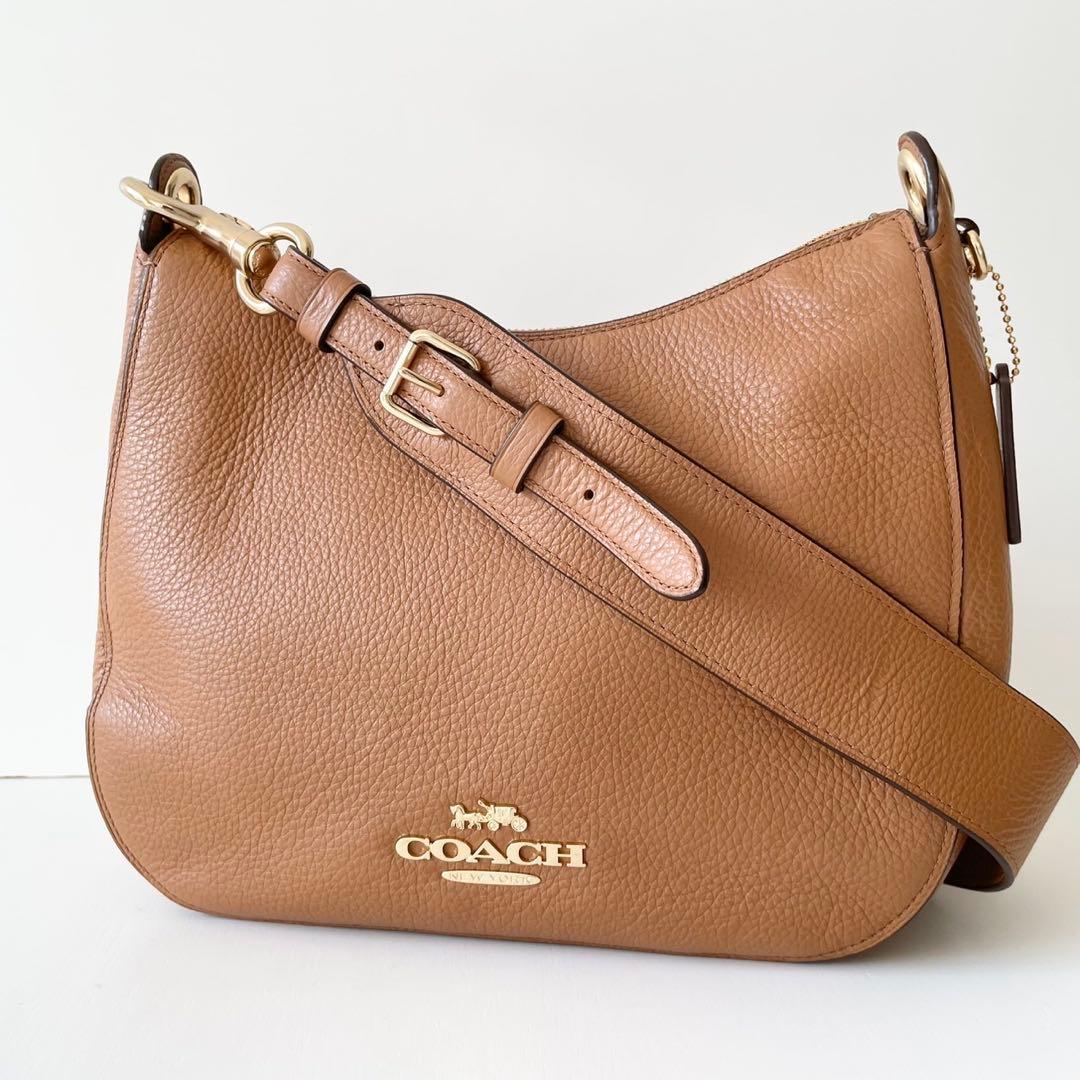 【新品】COACH ワンショルダーバッグ ホーボー ソフトレザー 肩掛け可能