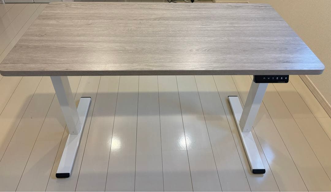 ※今週末までタイムセール　FLEXISPOT 電動式昇降デスク ホワイトウッド