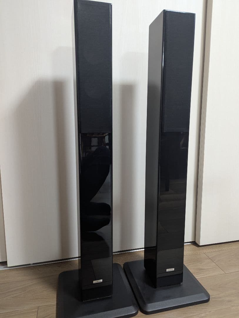 ONKYO オンキョー　トールボーイスピーカー D108E ピアノブラック