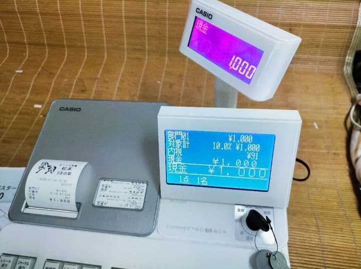 カシオレジスターSR-S4000　147258
