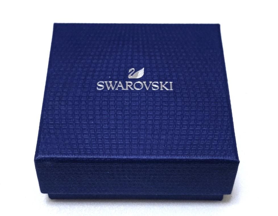 スワロフスキーBarret　ブローチ ブルー　ロジウムプレート　箱付　40936