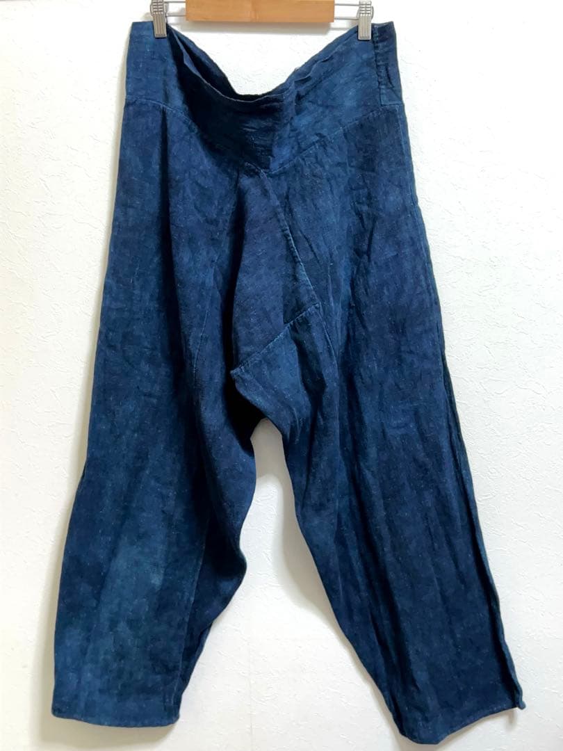 襤褸 藍染 麻？ 木綿？ 野良着 もんぺ 昭和 大正 明治 ぼろ らんる 貴重