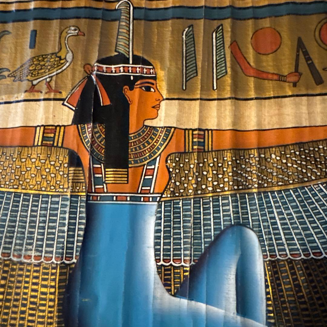 エジプトパピルス画イシス