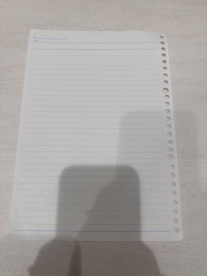 未使用 A4 ルーズリーフ