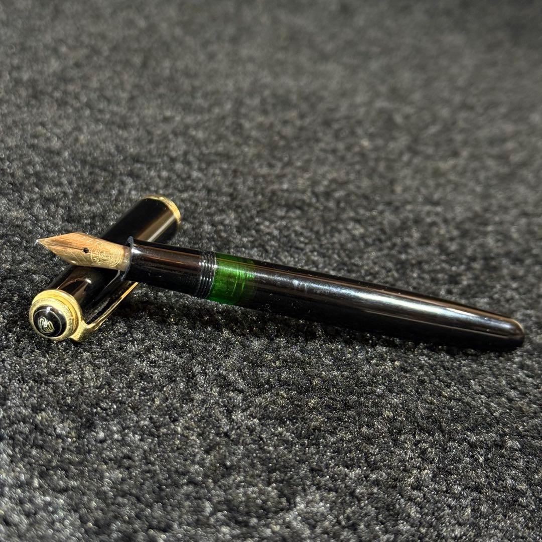 ペリカン　万年筆　PELIKAN　400　14C-585　GERMANY　黒色