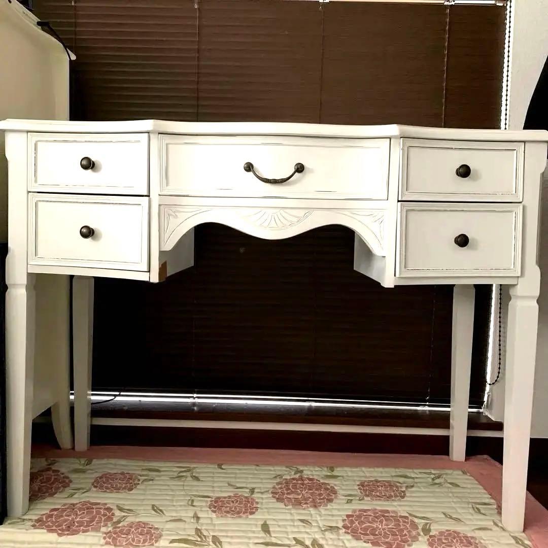 4/15迄の出品　ライティングデスク　ホワイト