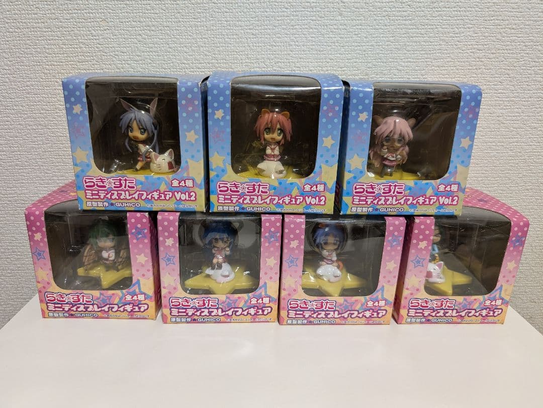 未開封 らき☆すた ミニディスプレイフィギュア セット　まとめ売り