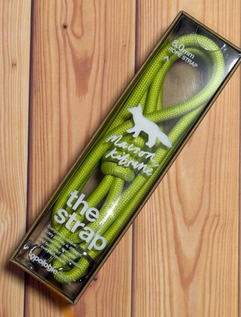 Maison KitsunéxTopologie アジャスタブルロープストラップ