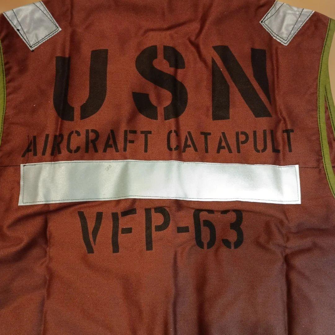 【新品・未使用品】AVIREX 激レア!! ベスト フリーサイズ ワインレッド