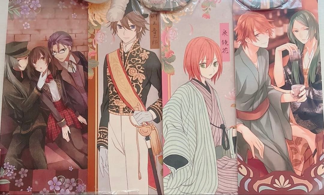 【画像複数枚】 明治東京恋伽　めいこい グッズセット 菱田春草 アクスタ 缶バ