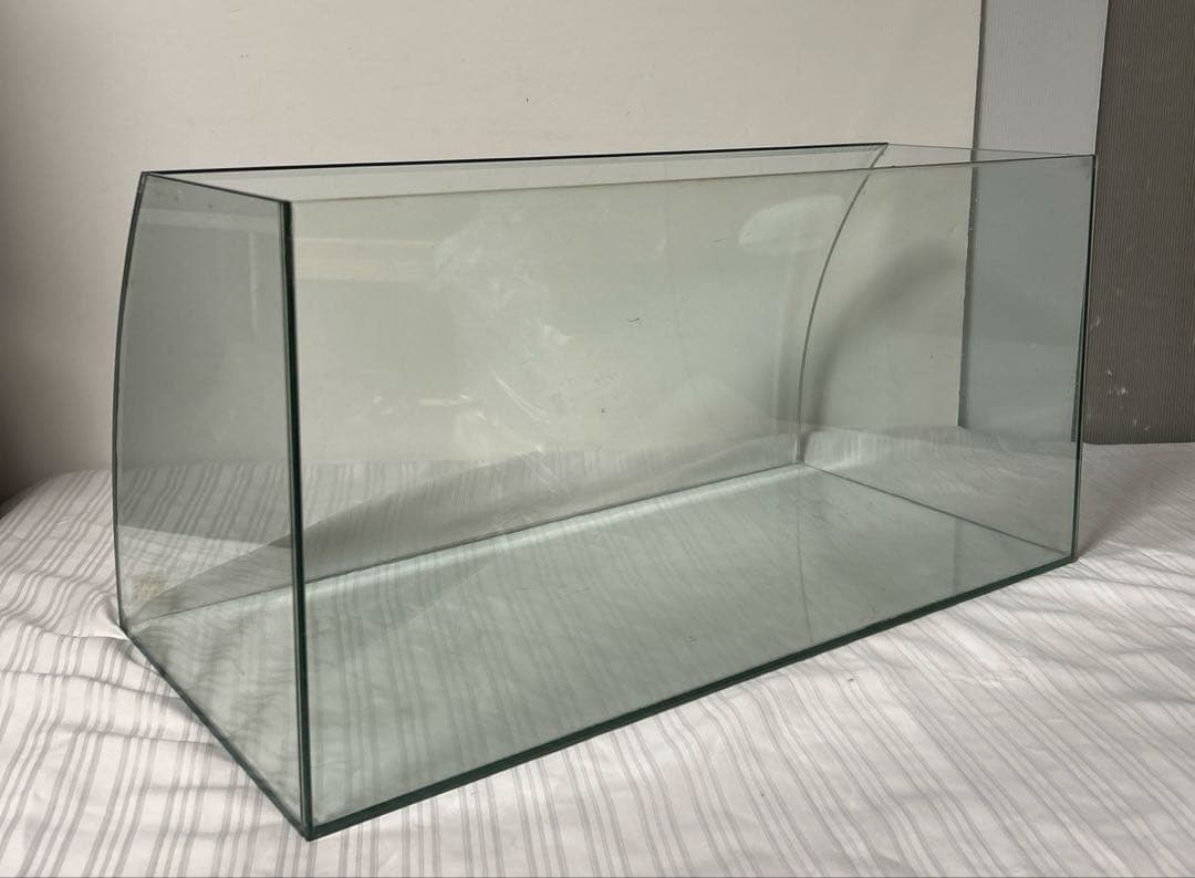 ガラス水槽 アクアシステム キュームガーデン ★曲面デザイン 熱帯魚用 透明