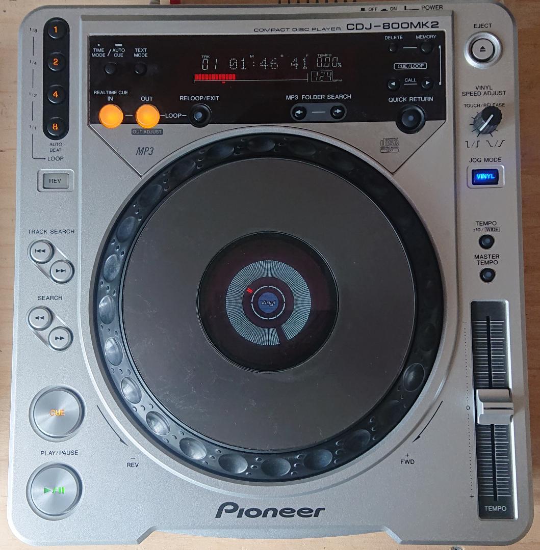 【整備・清掃済み】CDJ-800mk2 パイオニア Pioneer 美品