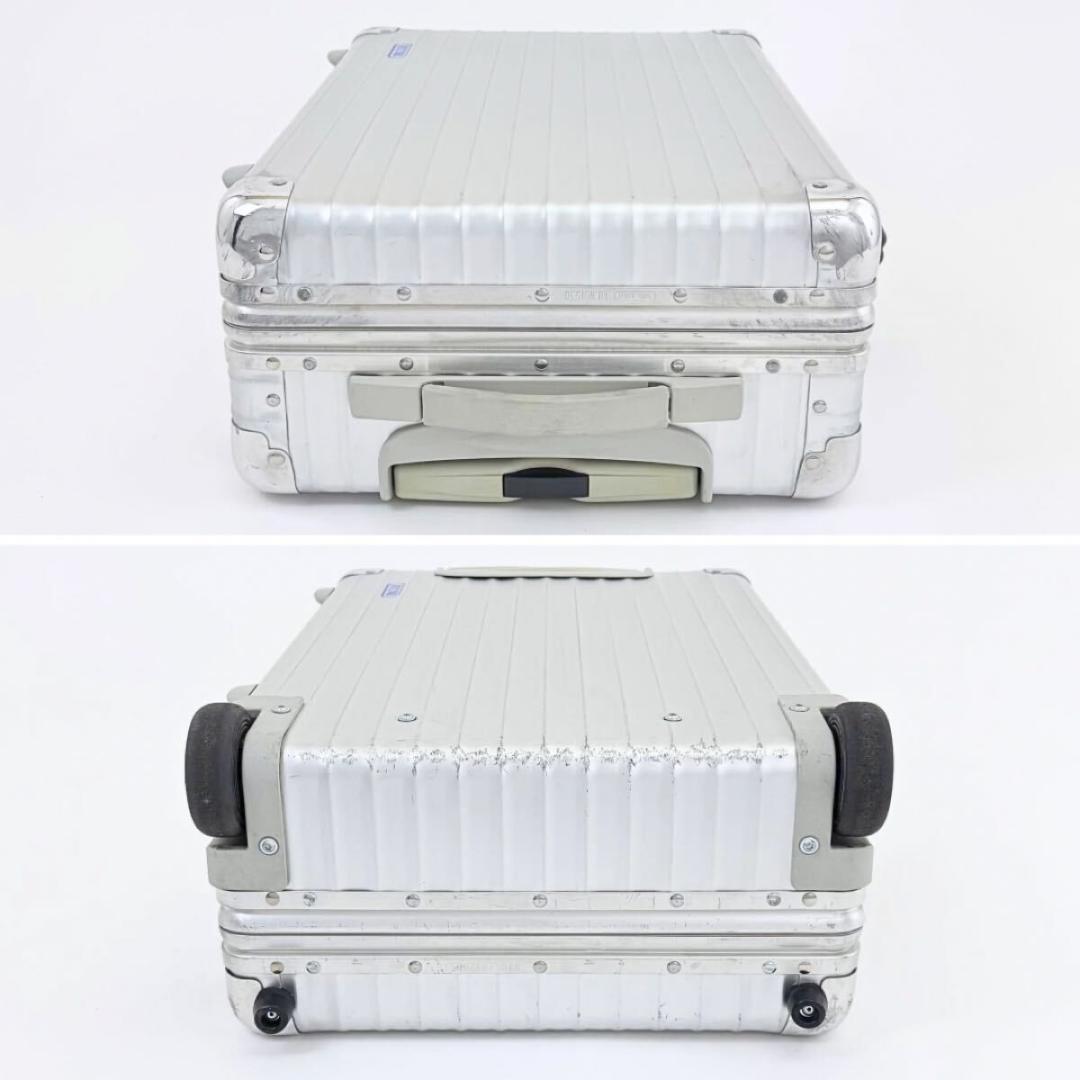 美品 リモワ クラシックフライト 33L 機内持ち込み 2輪 TSAロックベルト