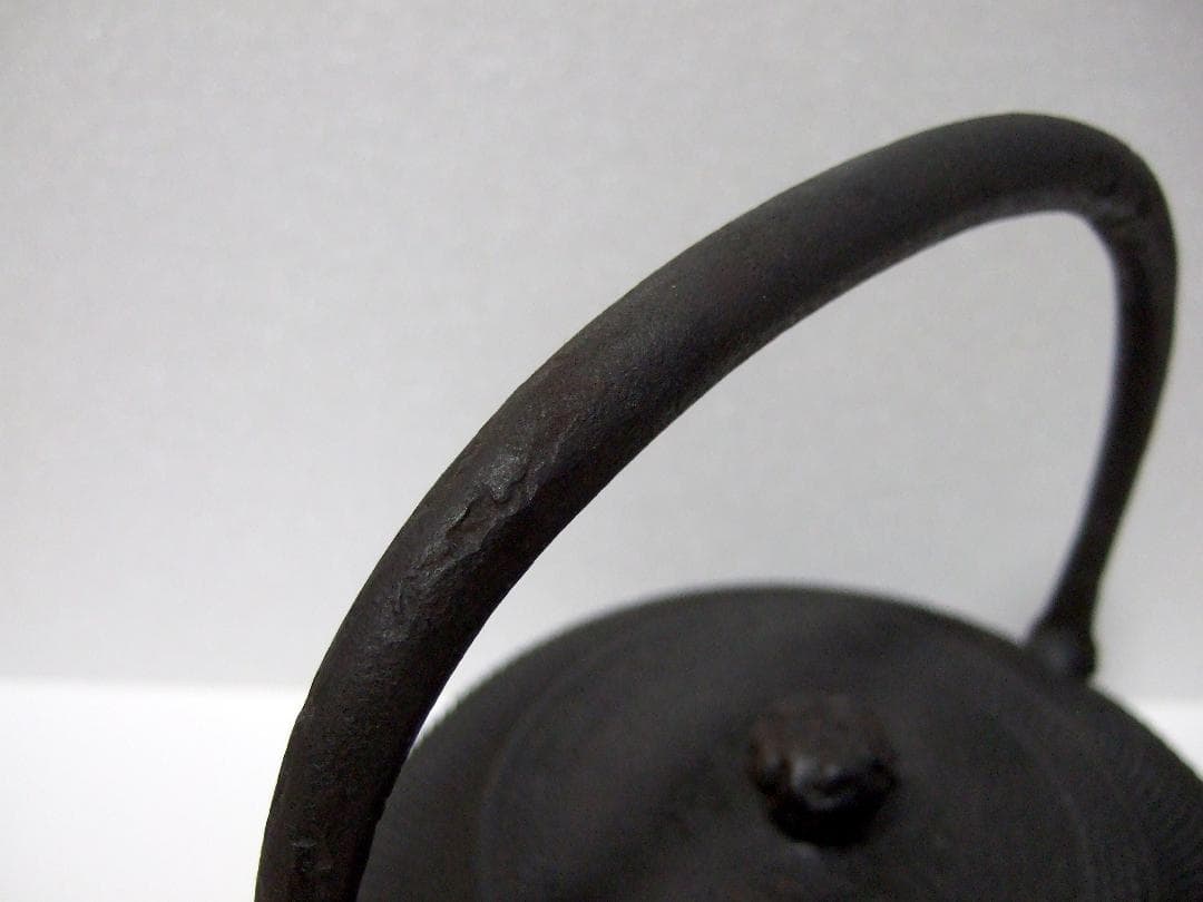 【未使用】南部鉄器 鉄瓶 あられ