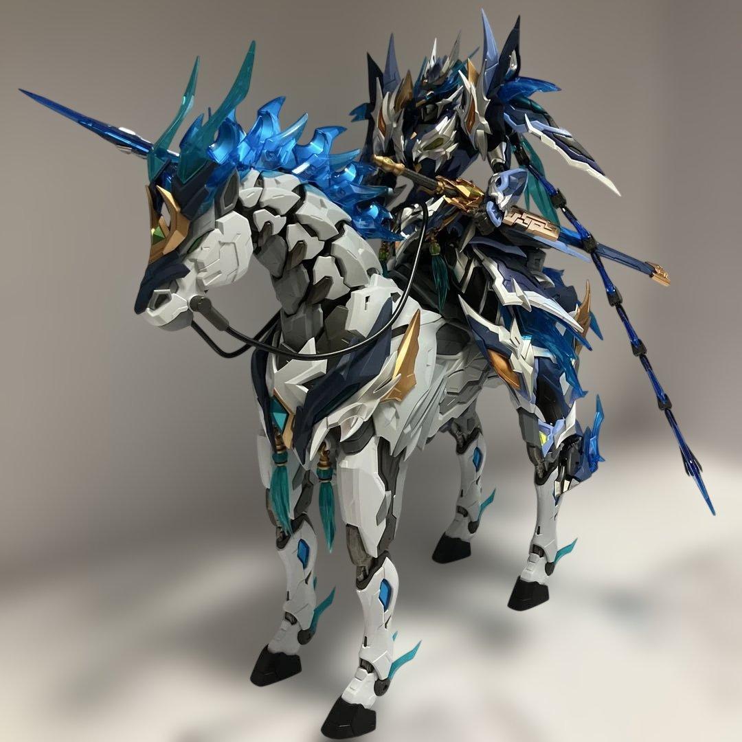 『星甲魂将伝』MNP XH05 天佑星 龍胆虎将 趙雲 玉蘭白龍駒⭐︎完成品