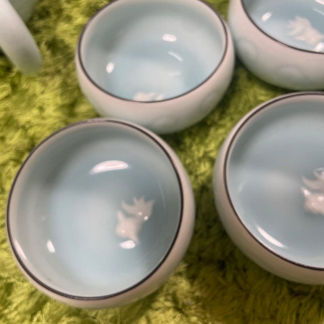 美品⭐︎龍泉青磁茶器一式