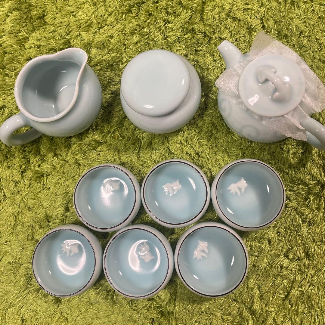 美品⭐︎龍泉青磁茶器一式