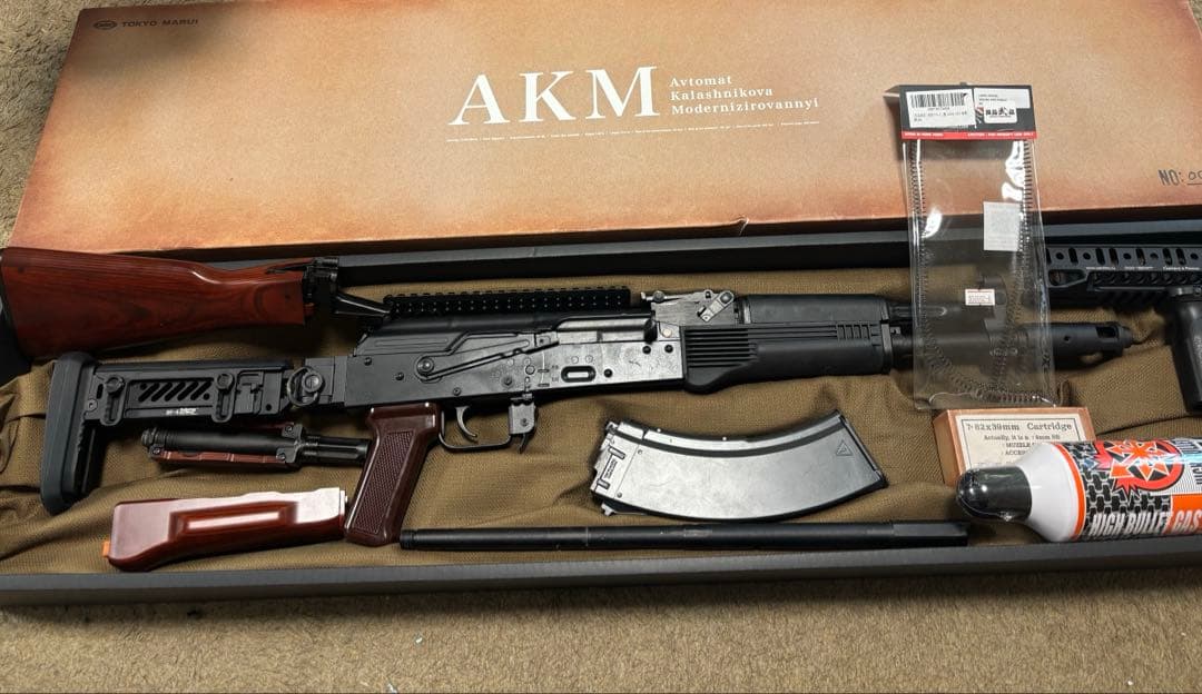 東京マルイ AKM カスタム品 5.45風カスタム 付属品多数