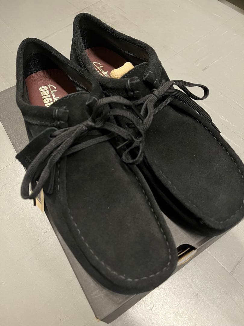 クラークス ワラビーゴアテックス CLARKS UK8.5 WALLABEE